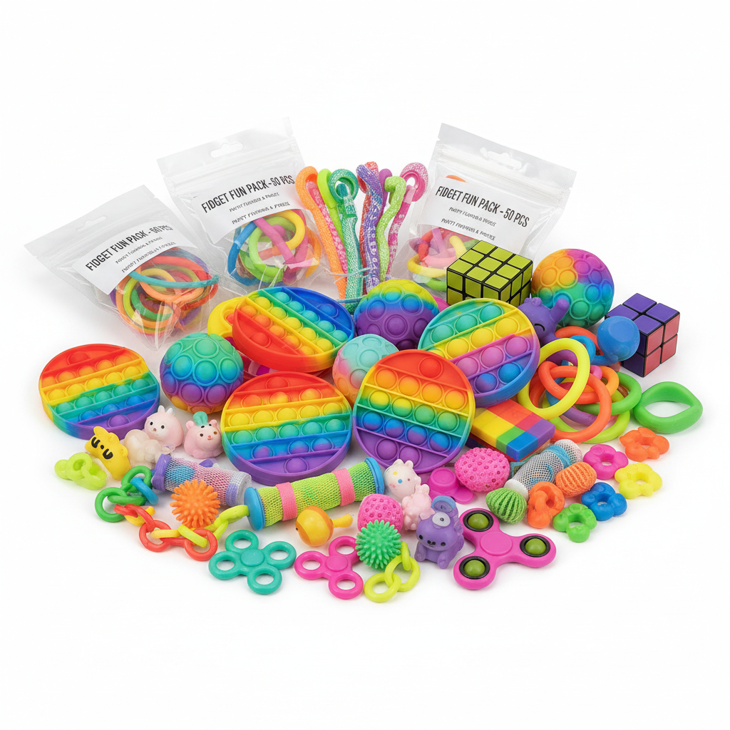 Fidget Toys 50 Pack Party Favors for Kids 8-12