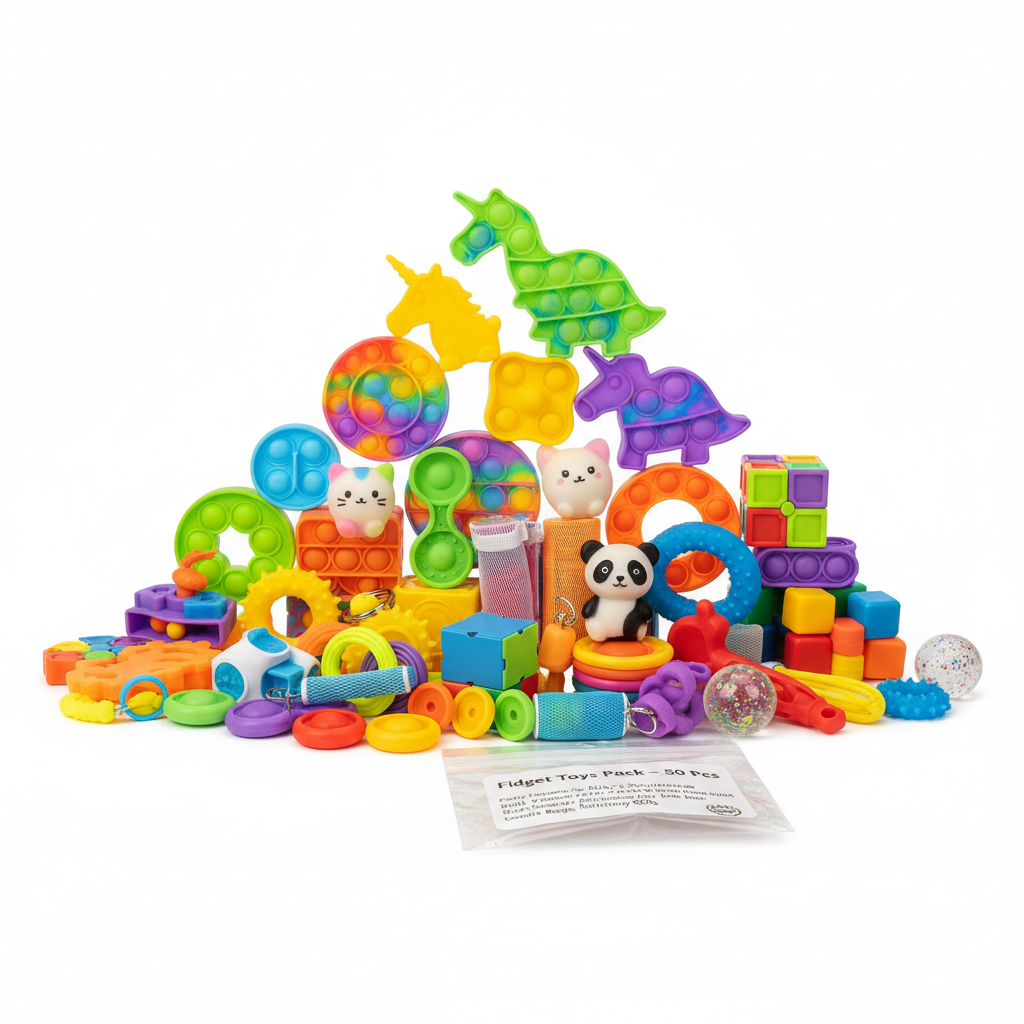 Fidget Toys 50 Pack Party Favors for Kids 8-12