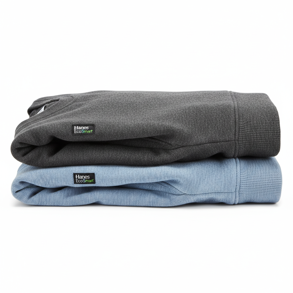 Hanes Men's EcoSmart Fleece Crewneck Sweatshirt (1 or 2 Pack)