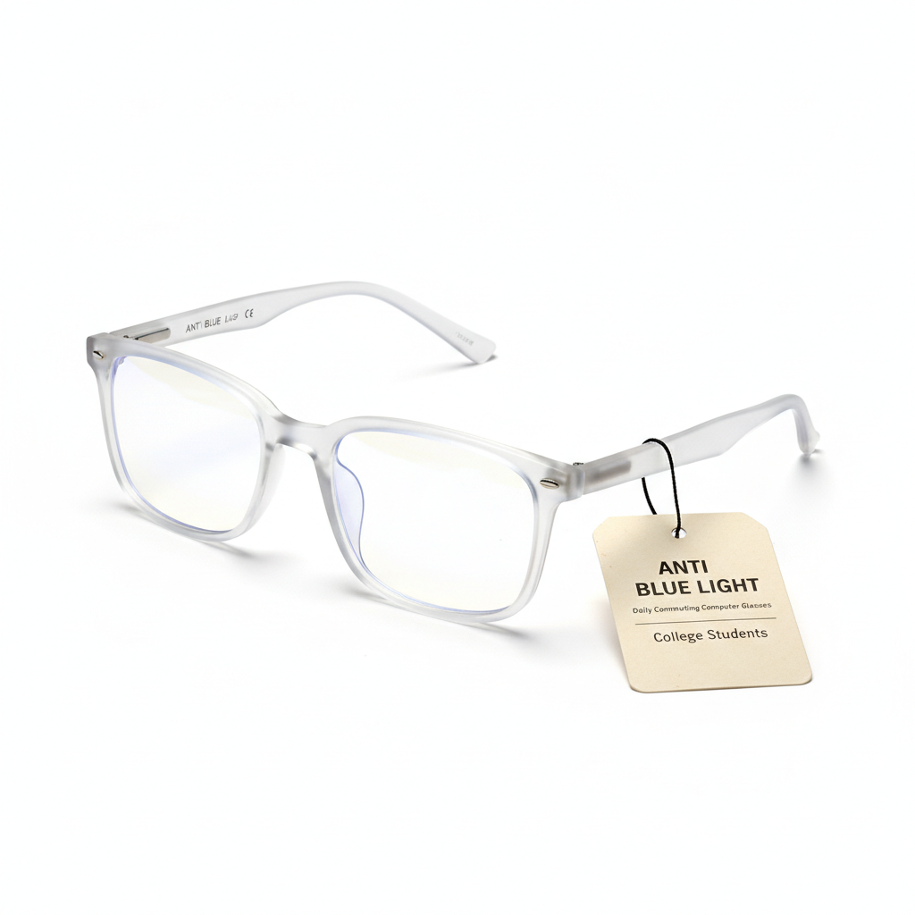 Anti Blue Light Glasses Square Transparent Glasses